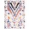 Chaudhary Living 4' x 6' Geometric Area Throw Rug - White and Yellow
